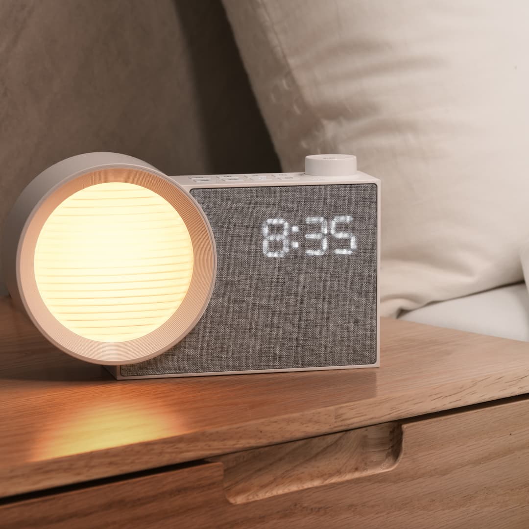 WILIT LEDナイトライト目覚まし時計、ホワイトノイズ＆ - Lighting Decor Room のレビューと価格