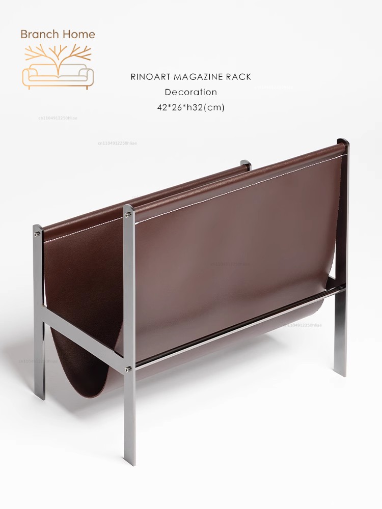 モダンライトラグジュアリーシンプル創造性メタルレザー雑誌収納 - Lighting And Decor Magazine のレビューと価格