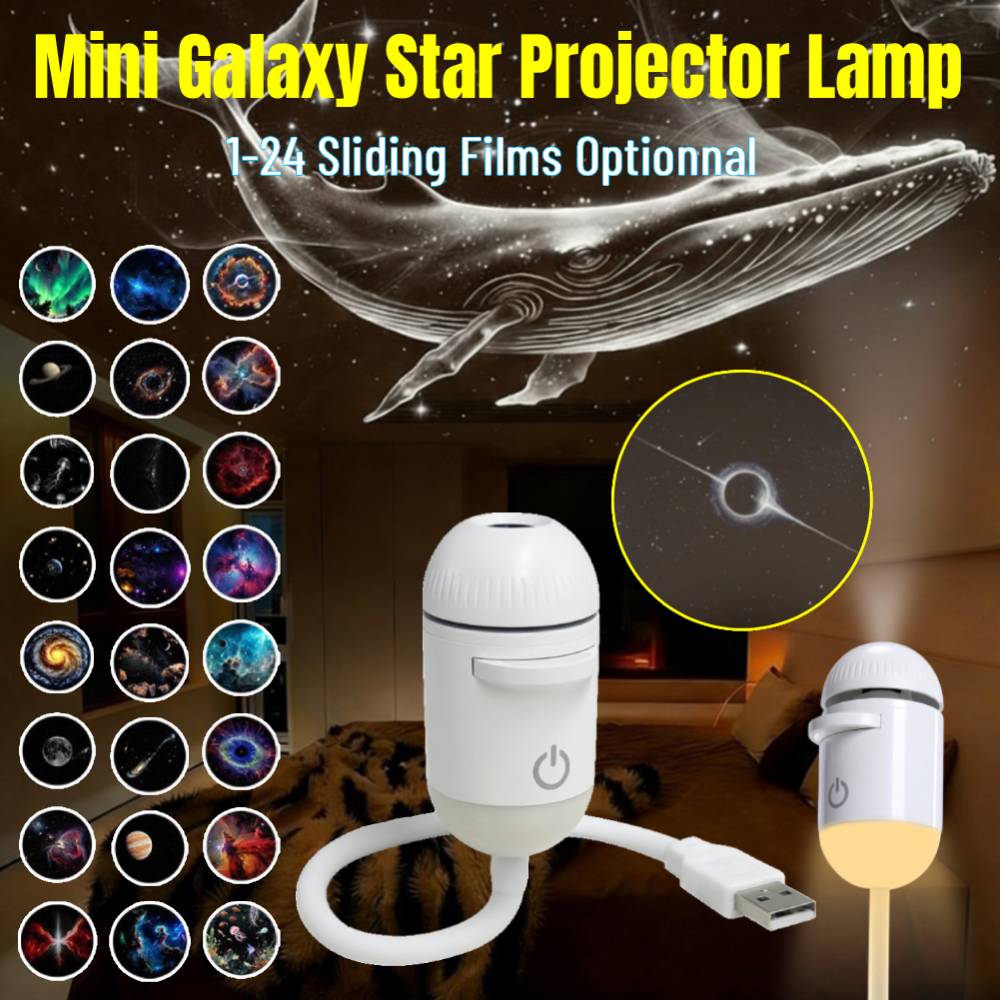 ギャラクシー星空ナイトライトプロジェクター360 °   明 - Lighting Decor Ideas のレビューと価格