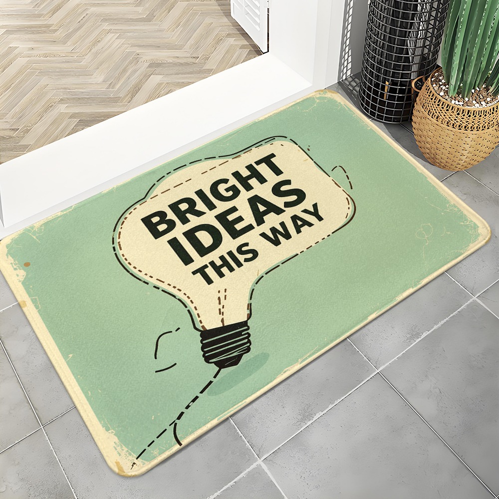 Bright Ideas 電球型ドアマット、レトログリーンヴ - Lighting Decoration Ideas For Home のレビューと価格
