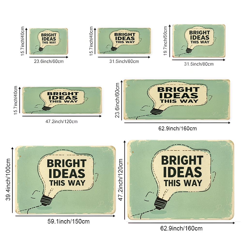 Bright Ideas 電球型ドアマット、レトログリーンヴ - Lighting Decoration Ideas For Home のレビューと価格