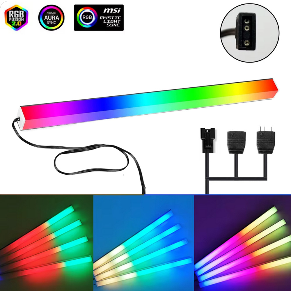 Asus Auraゲーミングケース用5V ARGB 3ピンヘ - Lighting Decor Ideas のレビューと価格