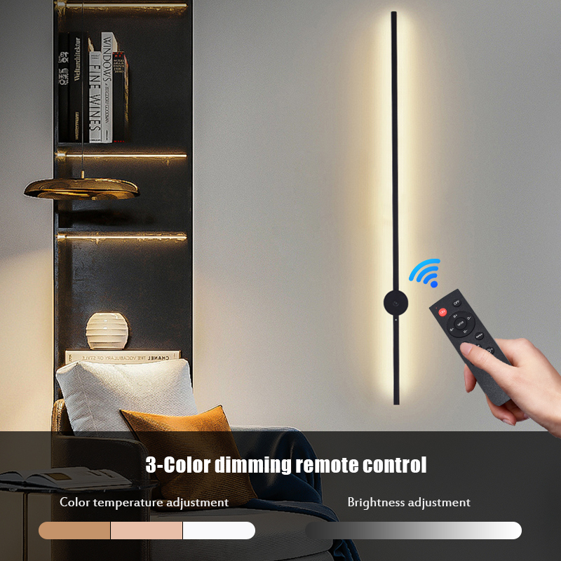 モダンな充電式LEDウォールスコンスランプ、ブラックアルミニ - Lighting Decor Room のレビューと価格