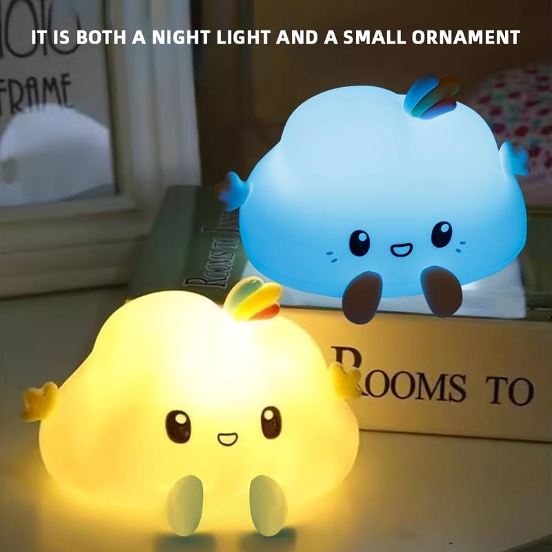 クラウドナイトライト、タッチコントロール調光、充電とタイマー - Lighting Decoration のレビューと価格