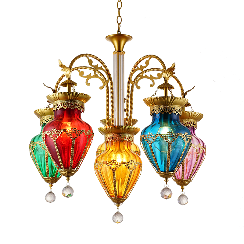 新しいシャンデリアアメリカンレストランクラブカラートルコラン - Ok Lighting Decor のレビューと価格