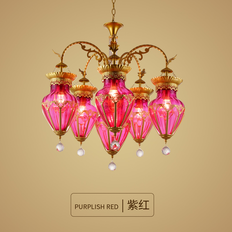 新しいシャンデリアアメリカンレストランクラブカラートルコラン - Ok Lighting Decor のレビューと価格