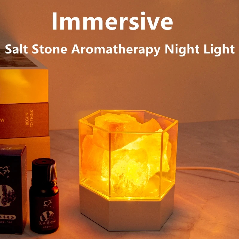 E5 LED天然ヒマラヤ岩塩ランプ ナイトランプ テーブルラ - Himalayan Salt Lamp のレビューと価格