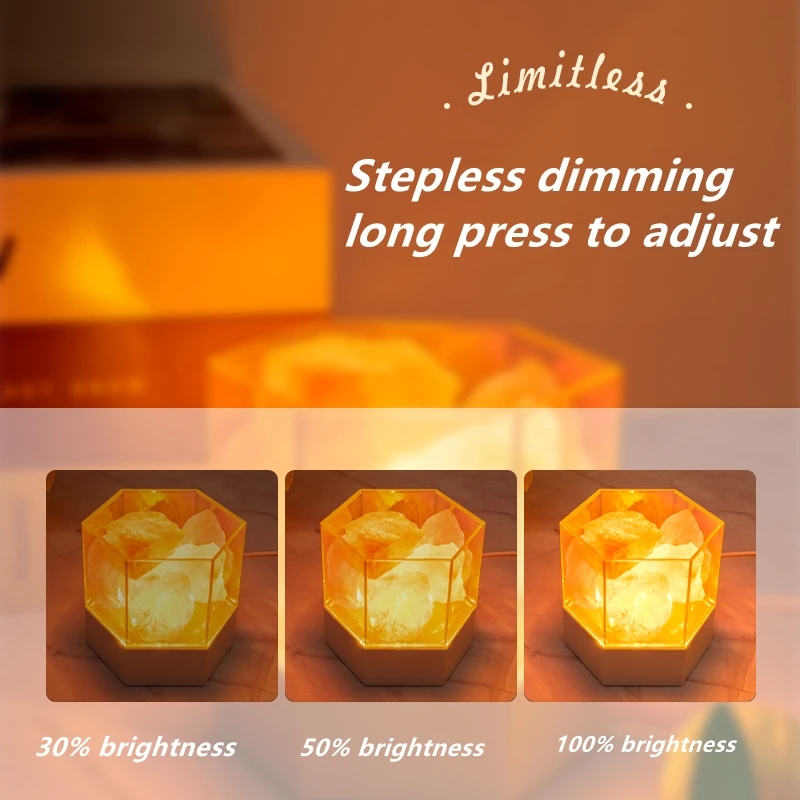 E5 LED天然ヒマラヤ岩塩ランプ ナイトランプ テーブルラ - Himalayan Salt Lamp のレビューと価格
