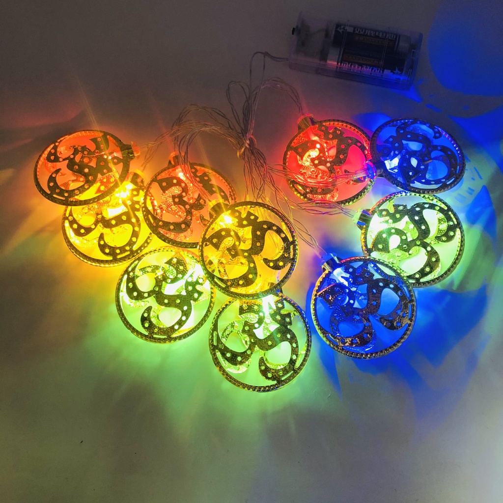 ディウォリライト-バレンタインデー用のゴールデンアイアンラン - Lighting Decoration For Diwali のレビューと価格