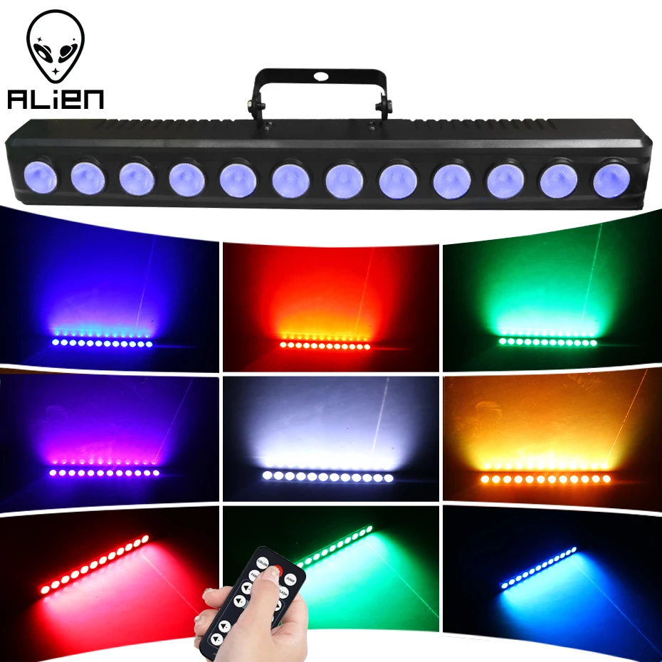 エイリアン 12 LED RGBW 4IN1 DMX ウォー - Lighting Effect Home Decor のレビューと価格