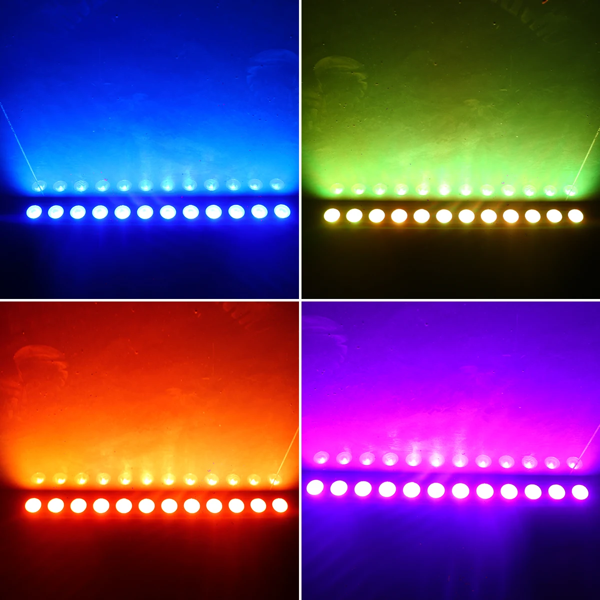 エイリアン 12 LED RGBW 4IN1 DMX ウォー - Lighting Effect Home Decor のレビューと価格