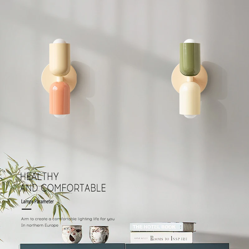 北欧リビングルームウォールランプシンプルモダン寝室ベッドサイ - Foyer Lighting Wall Decor のレビューと価格